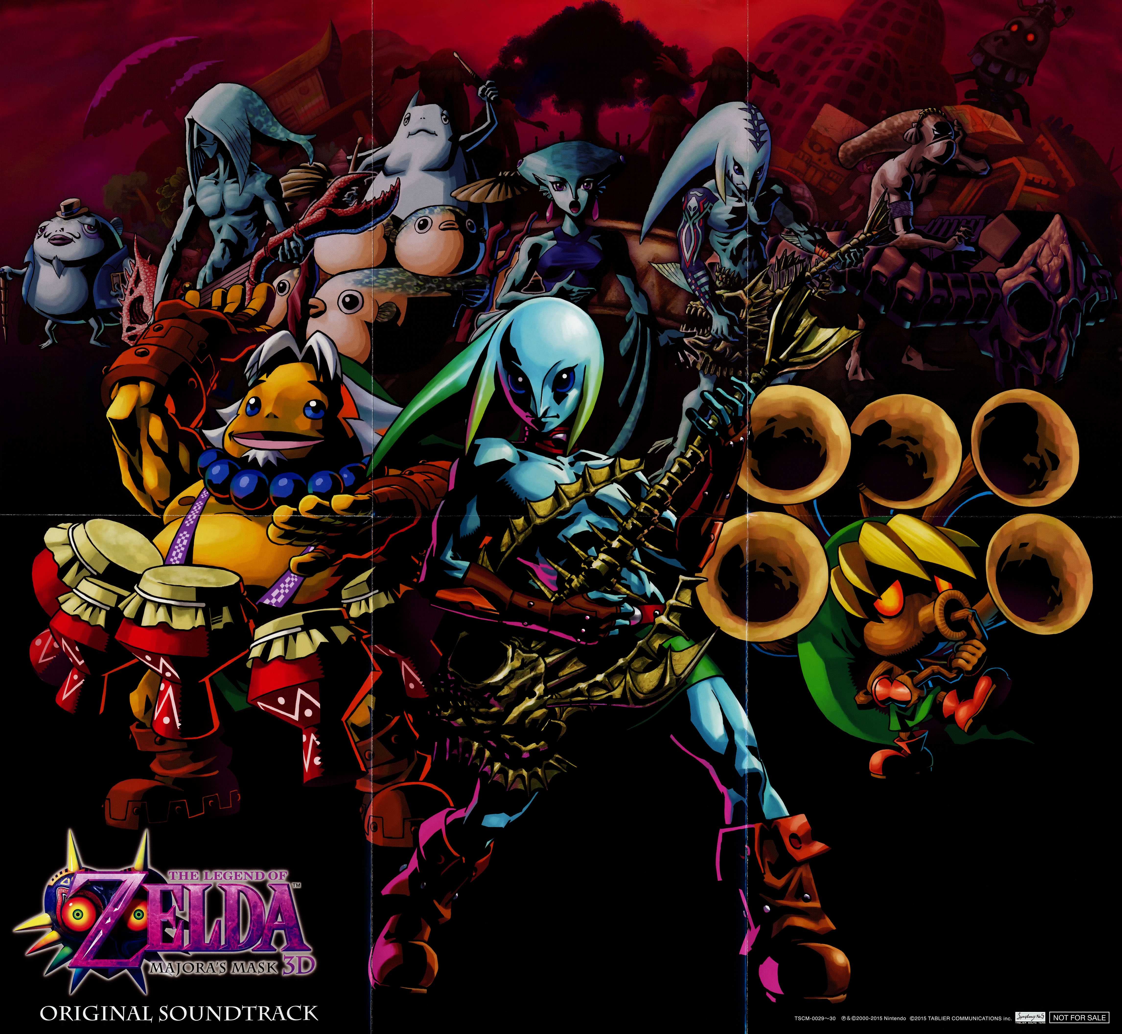 THE LEGEND OF ZELDA: MAJORA'S MASK 3D ORIGINAL SOUND TRACK